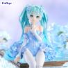 Hatsune Miku Estatua PVC Noodle Stopper Flower Fairy Nemophila Pail Blue Color Ver. 15 cm