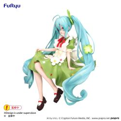 Hatsune Miku Estatua PVC Noodle Stopper Flower Fairy Clover 15 cm