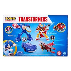Sonic the Hedgehog x Transformers Pack de 2 Figuras Wingtail & Blue Booster 13 cm