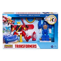 Sonic the Hedgehog x Transformers Pack de 2 Figuras Wingtail & Blue Booster 13 cm
