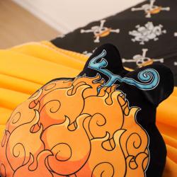 One Piece Almohadas Mera Mera no Mi 45 cm