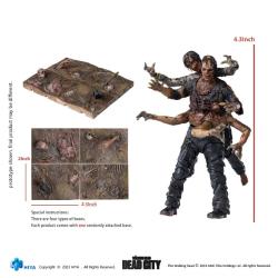 The Walking Dead Figura 1/18 Exquisite Mini Dead City Walker King 11 cm