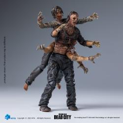 The Walking Dead Figura 1/18 Exquisite Mini Dead City Walker King 11 cm