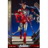 Marvel Los Vengadores Figura Movie Masterpiece Diecast 1/6 Iron Man Mark VI (2.0) with Suit-Up Gantry 32 cm