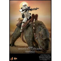 Star Wars Episode IV Pack de 2 Figuras 1/6 Sandtrooper Sergeant & Dewback 30 cm