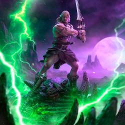 Masters of the Universe Estatua 1/10 Deluxe Art Scale He-Man Unleashed 34 cm