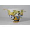 Dragon Ball Z Bol para Ramen con Palillos Goku 473 ml