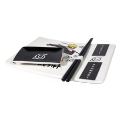 Naruto Shippuden Platos y palillos de sushi de cerámica Naruto Uzumaki