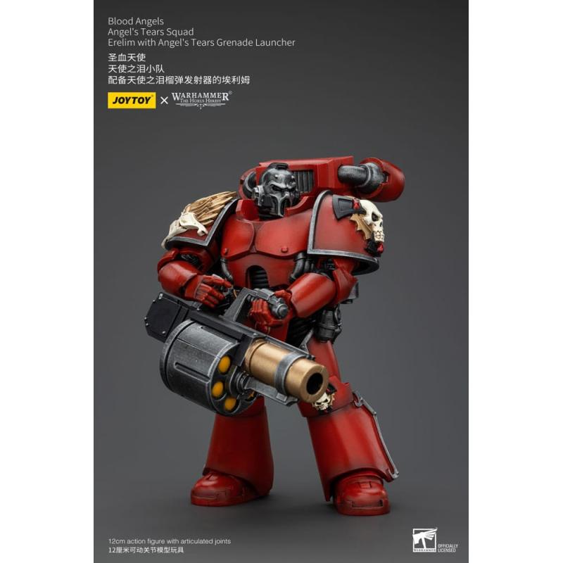 Warhammer The Horus Heresy Figura 1/18 Blood Angels Angel's Tears Squad Erelim with Angel's Tears Grenade Launcher 12 cm
