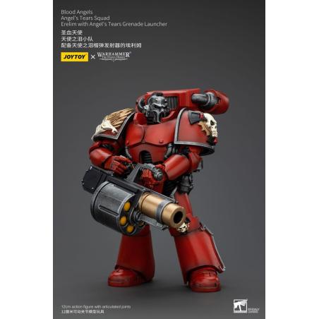 Warhammer The Horus Heresy Figura 1/18 Blood Angels Angel's Tears Squad Erelim with Angel's Tears Grenade Launcher 12 cm