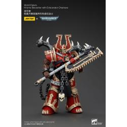 Warhammer 40k Figura 1/18 World Eaters Khorne Berzerker with Eviscerator Chainaxe 13 cm