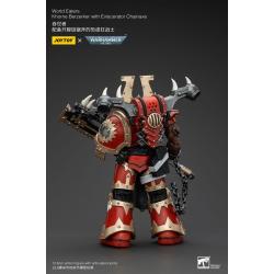 Warhammer 40k Figura 1/18 World Eaters Khorne Berzerker with Eviscerator Chainaxe 13 cm