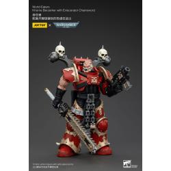 Warhammer 40k Figura 1/18 World Eaters Khorne Berzerker with Eviscerator Chainsword 13 cm