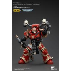 Warhammer 40k Figura 1/18 World Eaters Khorne Berzerker with Eviscerator Chainsword 13 cm