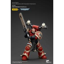 Warhammer 40k Figura 1/18 World Eaters Khorne Berzerker with Eviscerator Chainsword 13 cm
