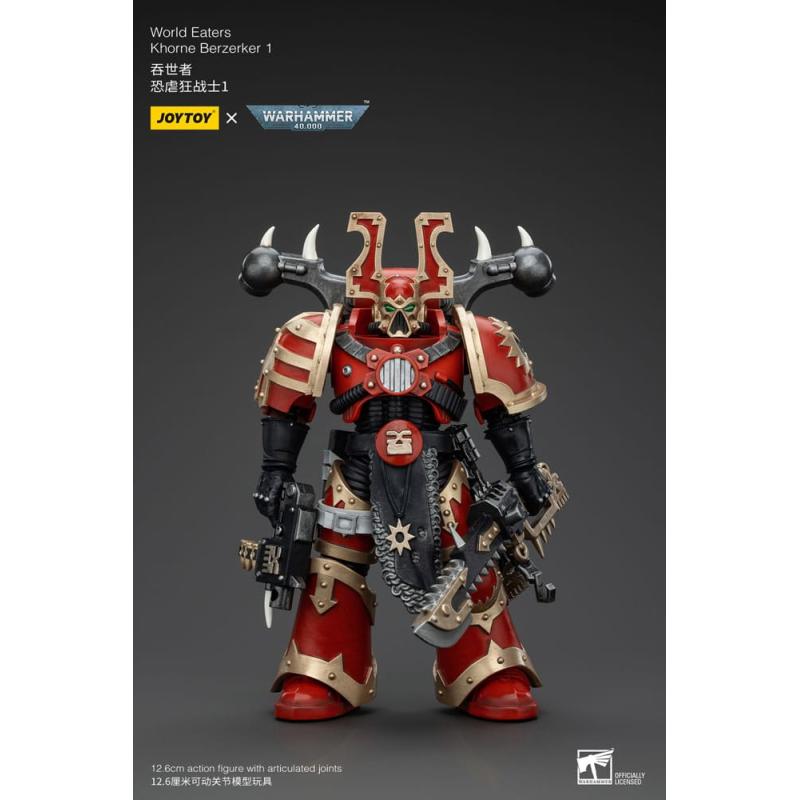Warhammer 40k Figura 1/18 World Eaters Khorne Berzerker 1 13 cm