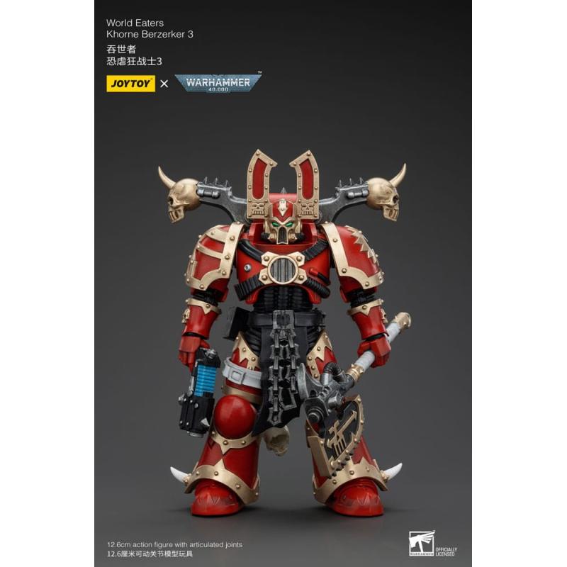 Warhammer 40k Figura 1/18 World Eaters Khorne Berzerker 3 13 cm