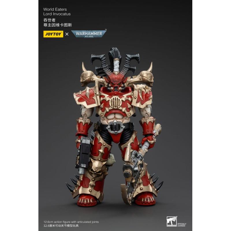 Warhammer 40k Figura 1/18 World Eaters Lord Invocatus 13 cm