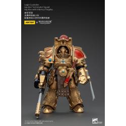 Warhammer The Horus Heresy Figura 1/18 Legio Custodes Aquilon Terminator Squad Aquilon with Infernus Firepike 14 cm