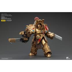 Warhammer The Horus Heresy Figura 1/18 Legio Custodes Aquilon Terminator Squad Aquilon with Infernus Firepike 14 cm