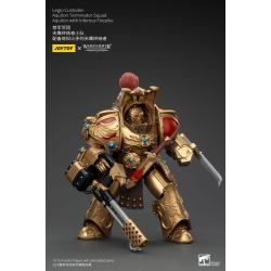 Warhammer The Horus Heresy Figura 1/18 Legio Custodes Aquilon Terminator Squad Aquilon with Infernus Firepike 14 cm