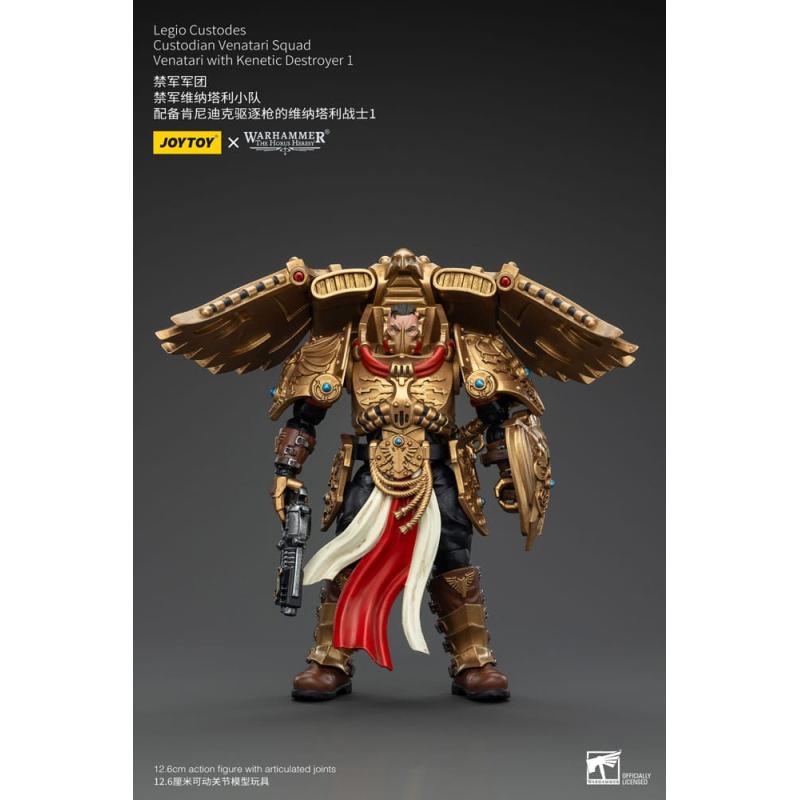 Warhammer The Horus Heresy Figura 1/18 Legio Custodes Custodian Venatari Squad Venatari with Kenetic Destroyer 1 13 cm
