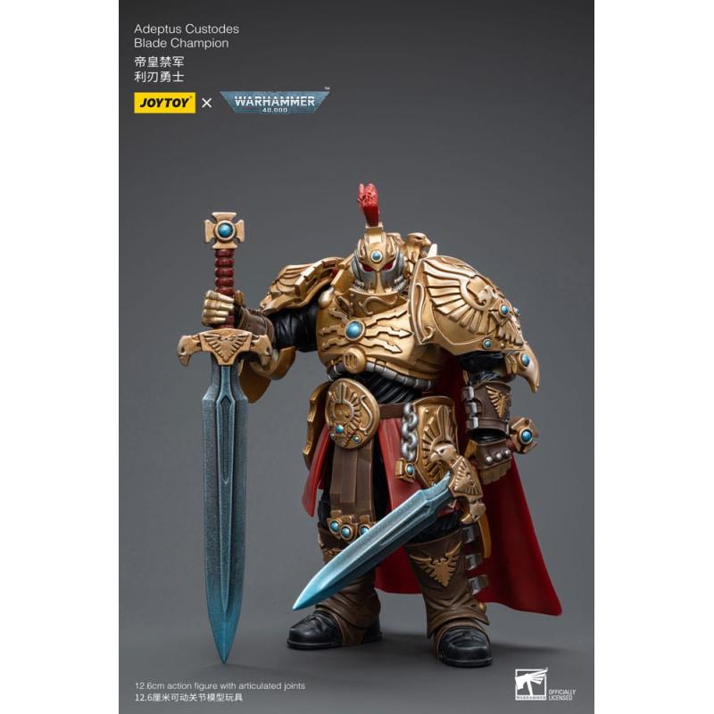 Warhammer 40k Figura 1/18 Adeptus Custodes Blade Champion 12 cm