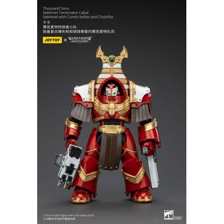 Warhammer The Horus Heresy Figura 1/18 Thousand Sons Sekhmet Terminator Cabal Sekhmet with Combi-Bolter and Chainfist 14 cm