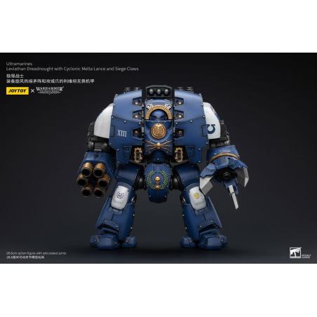 Warhammer The Horus Heresy Figura 1/18 Ultramarines Leviathan Dreadnought with Cyclonic Melta Lance And Siege Claws 29 cm 14 cm