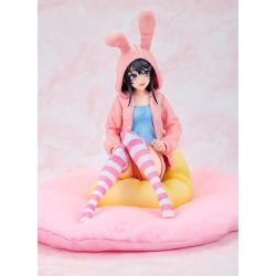 Rascal Does Not Dream of a Knapsack Kid Estatua PVC 1/7 Mai Sakurajima Hoodie Look Rabbit Ears Ver. 18 cm