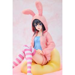 Rascal Does Not Dream of a Knapsack Kid Estatua PVC 1/7 Mai Sakurajima Hoodie Look Rabbit Ears Ver. 18 cm
