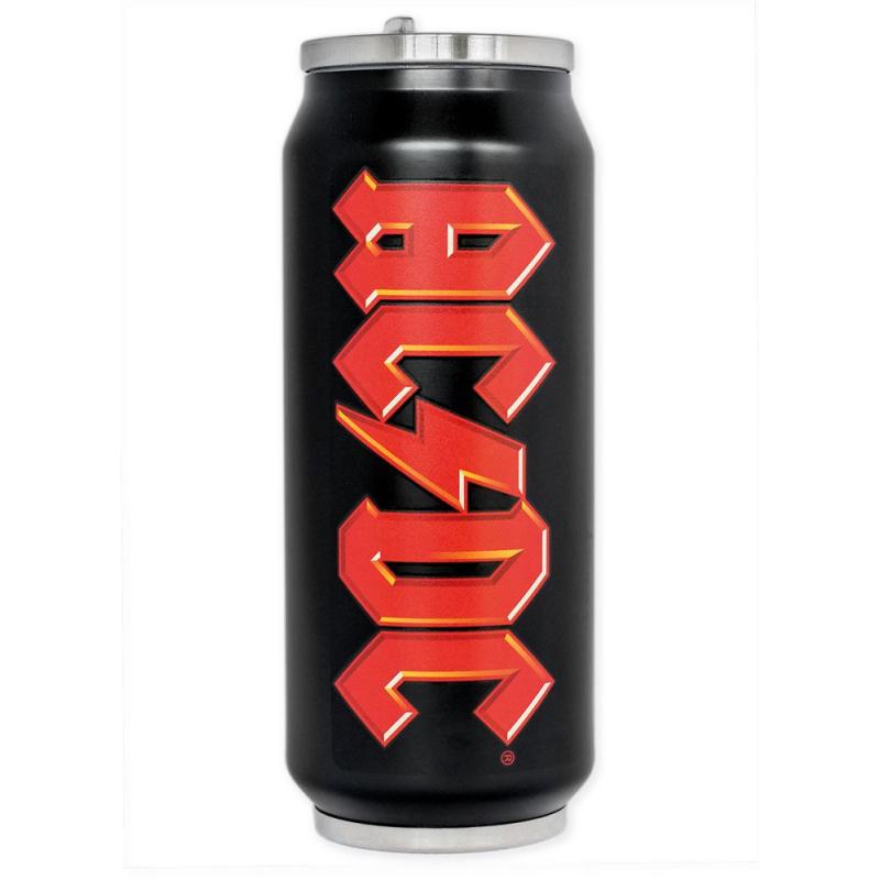 AC/DC Botella de Agua Logo