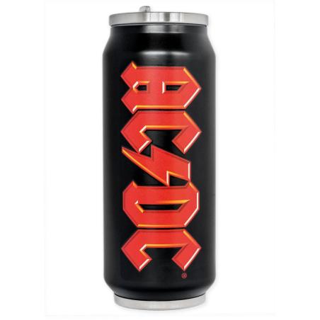 AC/DC Botella de Agua Logo