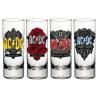 AC/DC Pack de 4 Vasos de Chupitos Black Ice