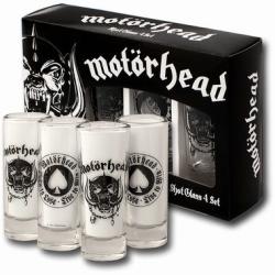 Motörhead Pack de 4 Vasos de Chupitos