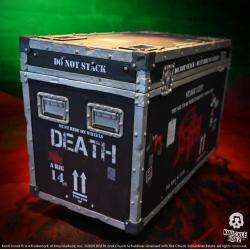 Death Estatua Rock Ikonz On Tour Road Case & Telón de fondo del escenario The Sound of Perseverance Tour 1998