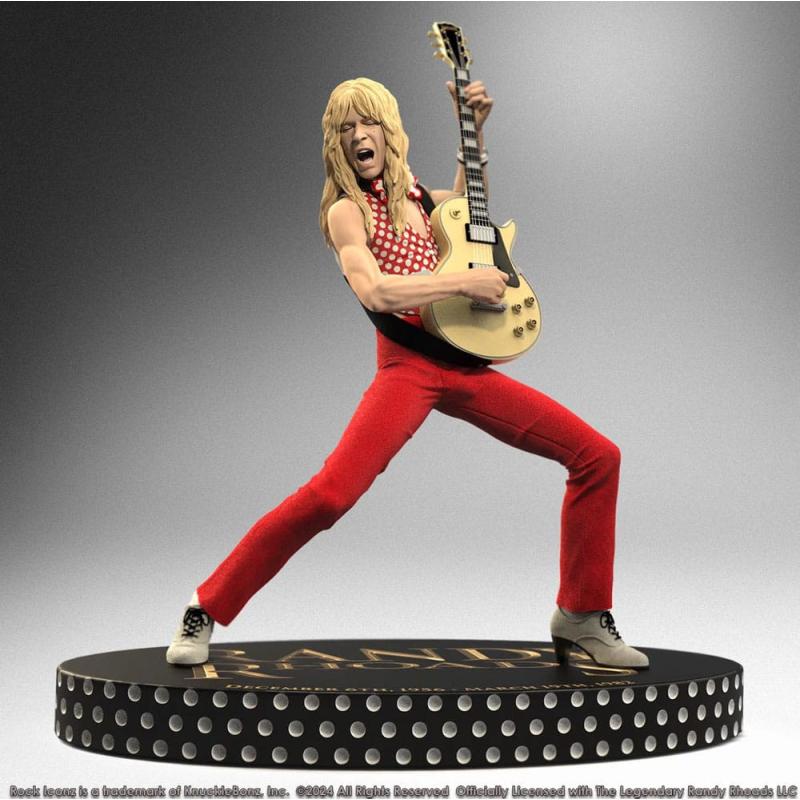 Randy Rhoads IV Estatua Rock Iconz The Early Years Red Version 24 cm