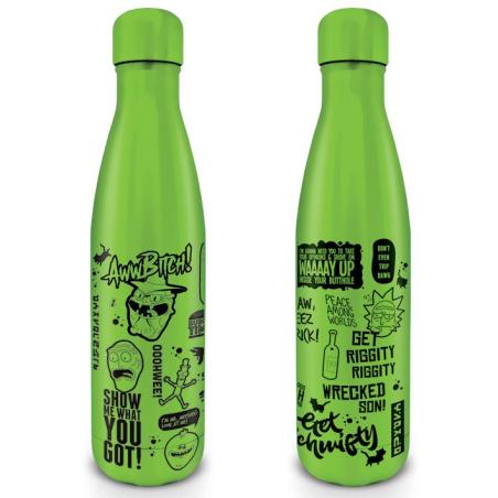 Rick y Morty Botella de Agua Quotes
