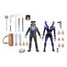 Tortugas Ninja (Cartoon) Pack de 2 Figuras Business Suit Casey Jones & Split Foot Soldier 18 cm