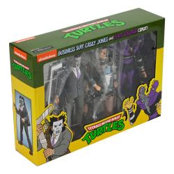 Tortugas Ninja (Cartoon) Pack de 2 Figuras Business Suit Casey Jones & Split Foot Soldier 18 cm