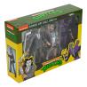Tortugas Ninja (Cartoon) Pack de 2 Figuras Business Suit Casey Jones & Split Foot Soldier 18 cm