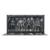 Universal Monsters x Teenage Mutant Ninja Turtles pack de 4 Figuras Turtles Black & White 18 cm