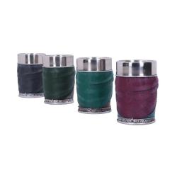 El Señor de los Anillos Pack de 4 Vasos de Chupito Hobbits