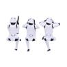 Stormtrooper Figuras Three Wise Sitting Stormtroopers 11 cm