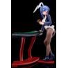 The Demon Sword Master of Excalibur Academy Estatua 1/6 Sakuya Sieglinde wearing lapis lazuli blue bunny costume with Nip Slip..