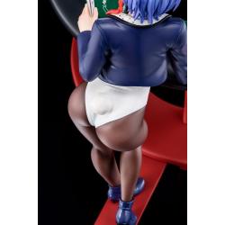 The Demon Sword Master of Excalibur Academy Estatua 1/6 Sakuya Sieglinde wearing lapis lazuli blue bunny costume with Nip Slip..
