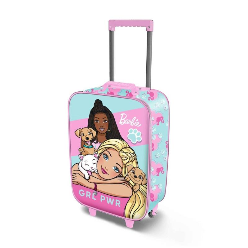 Maleta trolley 3D Pets Barbie 52cm