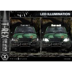 Jurassic World: The Lost World Estatua 1/15 T-Rex Cliff Attack 53 cm