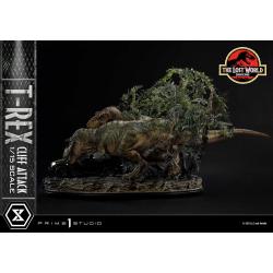 Jurassic World: The Lost World Estatua 1/15 T-Rex Cliff Attack Bonus Version 53 cm