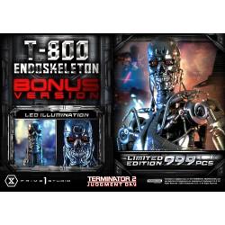 Terminator 2 Estatua Museum Masterline Series 1/3 Judgment Day T800 Endoskeleton Deluxe Bonus Version 74 cm
